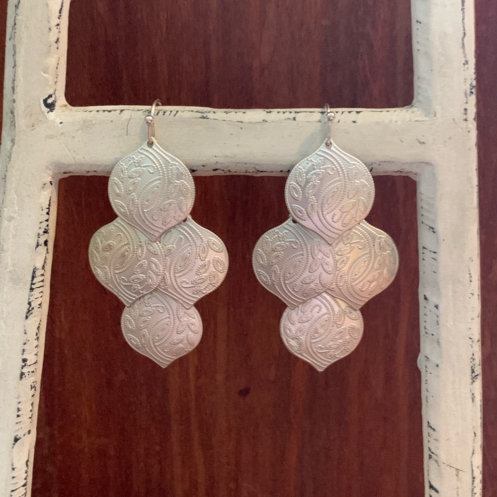 Elegant Silver-Tone Earrings
